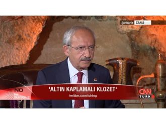 ’Altın Kaplama Klozet’ Polemiğinde Söz Kılıçdaroğlu’nun