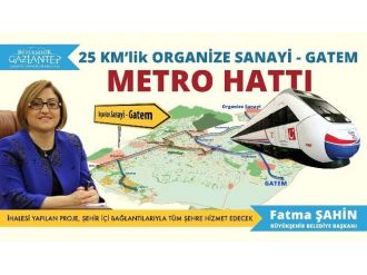 Büyükşehir, Organize-gatem Arasını Metro İle Çözüyor
