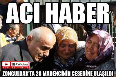 28 işçinin cesedine ulaşıldı 
