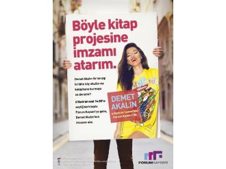 Demet Akalın Forum Kayseri’ye, Kitaplar Köy Okuluna