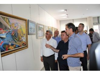 Öğrencilerden Karma Resim Sergisi