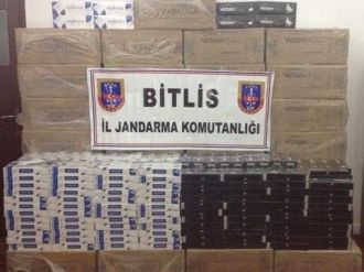 Bitlis’te Kaçak Sigara Operasyonu