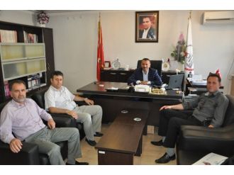 Eğitim Bir Sen’den İlçe Milli Eğitim Müdürü Gümüş’e Destek Ziyareti