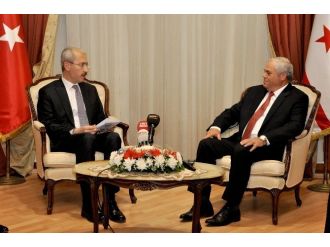 Kktc Başbakanı Yorgancıoğlu, Ulaştırma, Denizcilik Ve Haberleşme Bakanı Feridun Bilgin’i Kabul Etti