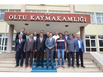 Gençlik Ve Spor Bakanlığı Müsteşarı Özçelik Oltu’da...