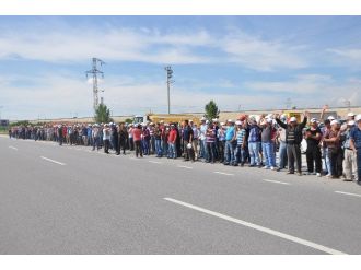 İnönü Ford Otosan Çalışanlarına Gölcüklü İşçilerden Destek