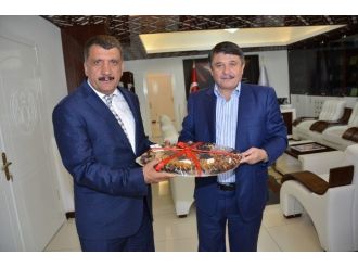 Tanrıverdi, Başkan Gürkan’ı Ziyaret Etti