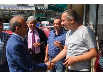 Tevfik Topçu Otokoop Esnafıyla Buluştu