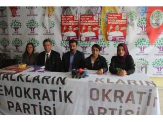 Hdp, Erzurum Mitingine Hazırlanıyor