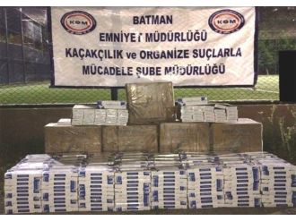 Batman’da Gümrük Kaçağı 20 Bin 300 Paket Sigara Ele Geçirildi