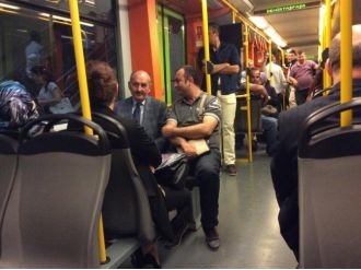 Bakan Müezzinoğlu, Bursa Metrosunda