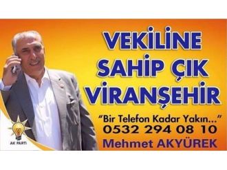 Viranşehir’de Ak Parti Adayı Ak Yürek Ten Bir İlk