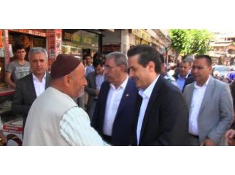 Bakan Çelik Ve Ak Adaylardan Esnaf Ziyareti