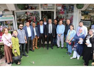 Başkan Demirkol Emniyet Caddesi Esnafını Ziyaret Etti