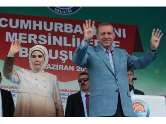 Cumhurbaşkanı Erdoğan Mersin’de (1)