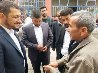 Açıkgöz, Eski Sanayi Sitesinde Esnaflarla Buluştu