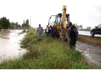 Aksaray Topakkaya’da Afet Kurtarma Çalışması