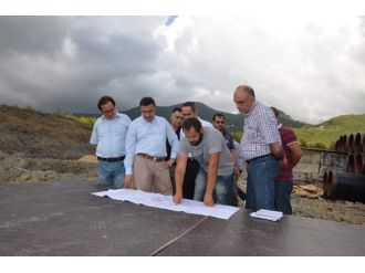 Dsi 13. Bölge Müdürü Özgür, Naras Sulaması Ve Alanya Arıtma Tesisi İnşaatlarını İnceledi