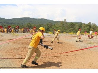 Ateş Savaşçıları Alevlere Kısa Sürede Müdahale İçin Yarıştı