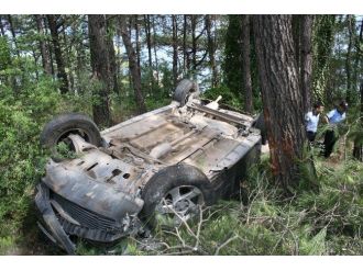 Marmaris’te Trafik Kazası; 2 Yaralı