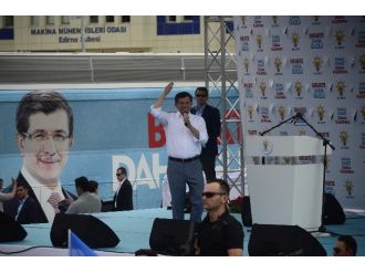 Başbakan Davutoğlu, Edirne Mitinginde Konuştu