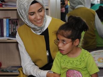 Sümeyye Erdoğan, Engelli Öğrencileri Ziyaret Etti