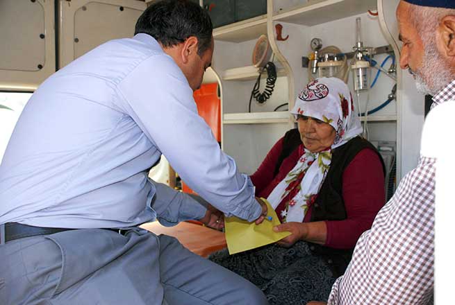 Oyunu Ambulansta Kullandı 