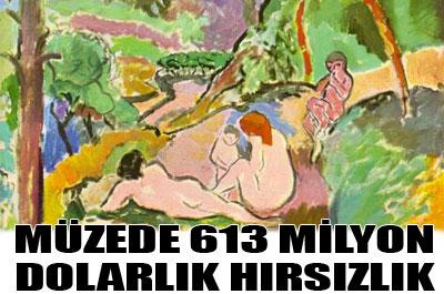 Müzede 613 milyon dolarlık hırsızlık 