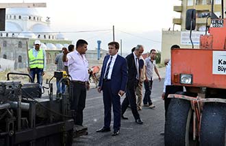 Doğukent Yolu Asfaltlanıyor