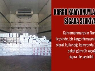 Kargo Kamyonuyla Kaçak Sigara Sevkiyatı