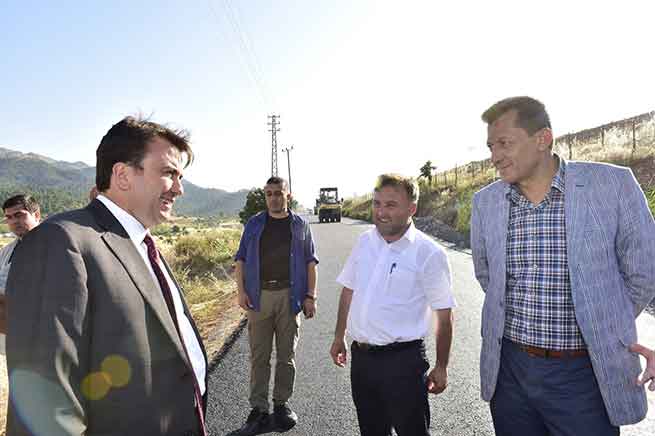 Yeşilyöre Yolu Asfaltlanıyor