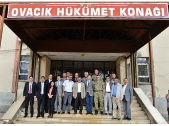 Tunceli Valisi Ovacık’ı Ziyaret Etti