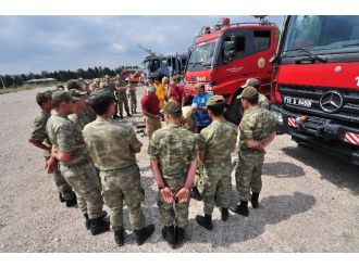 Yangın Sezonu Öncesi Askeri Birliklere Eğitim