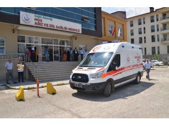 Muş’ta Afad Tatbikatında Hastane Boşaltıldı