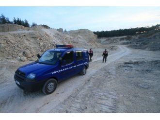 Jandarma Mermer Ocaklarını Denetledi