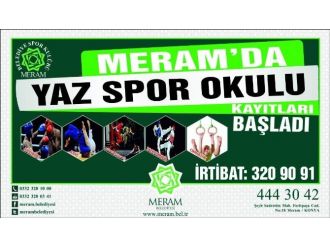 Meram’da Yaz Spor Okulu Kayıtları Sürüyor