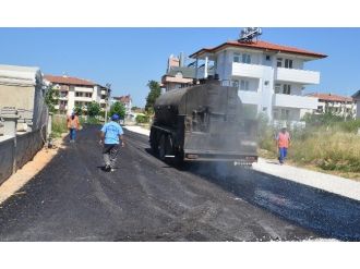 Manavgat Belediyesi’nden Ilıca’da Asfalt Çalışmaları