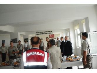 Çorlu Protokolünden Jandarmaya Ziyaret
