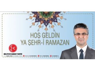 Mhp Milletvekili Prof. Dr. Aydın’dan Ramazan Mesajı;