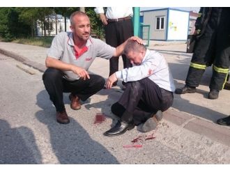 İndiği Aracın Çarpması Sonucu Yaralandı