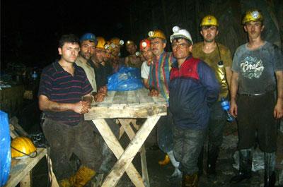 Maden ocağının eksi 560 kodundan görüntüler 