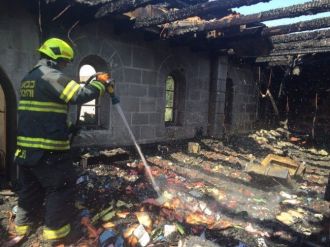 İsrail’de Bir Kilise Kundaklandı