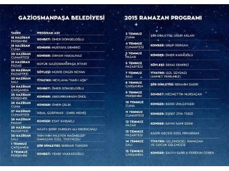 Ömer Döngeloğlu, Gaziosmanpaşa Belediyesi Ramazan Etkinlikleri’nde