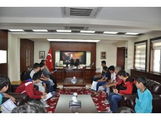 Muş Valisi Büyükersoy Sporcu Ve İdarecileri Makamına Kabul Etti