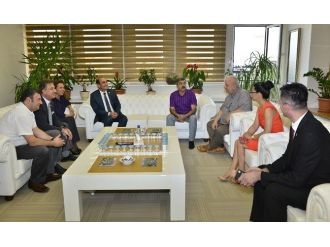 Başkan Edebali Busat Heyetini Ağırladı