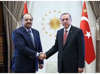 Cumhurbaşkanı Erdoğan, Katar Dışişleri Bakanı Atiyye’yi Kabul Etti