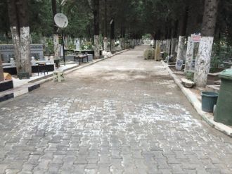 Orhangazi Mezarlığında Parke Çalışmaları Başladı