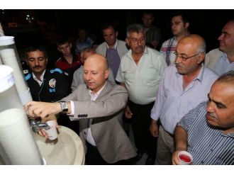 Kocasinan İkram Çeşmesi’nden Ramazan Şerbeti Akıyor