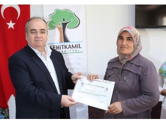 Şehitkamil’de Sertifika Heyecanı