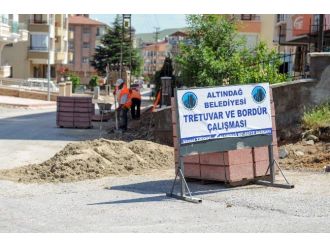 Altındağ’a Yeni Kaldırımlar